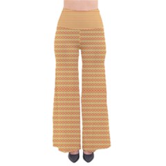 An Orange And Yellow Background With Small Dots So Vintage Palazzo Pants by catchydesignhill