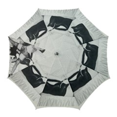 Betty Page Bdsm Golf Umbrellas by CherleyTemples