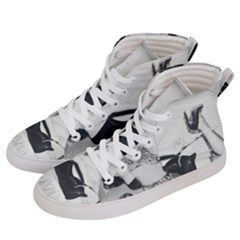 Betty Page Bdsm Men s Hi-top Skate Sneakers by CherleyTemples