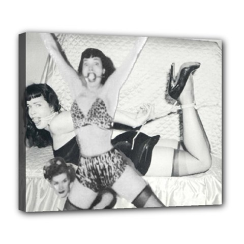 Betty Page Bdsm Deluxe Canvas 24  X 20  (stretched)