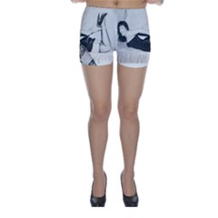 Betty Page Bdsm Skinny Shorts by CherleyTemples