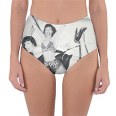 Betty Page Bdsm Reversible High-waist Bikini Bottoms