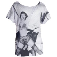 Betty Page Bdsm Women s Oversized T-shirt by CherleyTemples