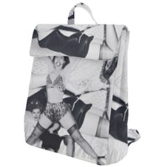 Betty Page Bdsm Flap Top Backpack by CherleyTemples