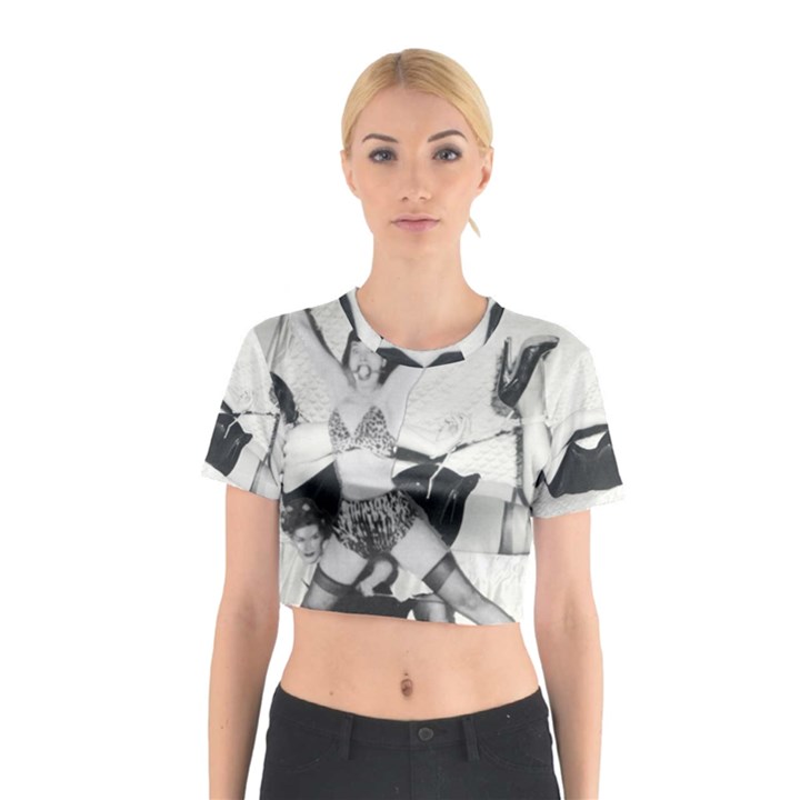 Betty Page BDSM Cotton Crop Top