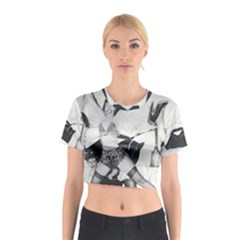 Betty Page Bdsm Cotton Crop Top by CherleyTemples