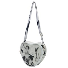 Betty Page Bdsm Heart Shoulder Bag by CherleyTemples