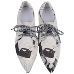 Betty Page Bdsm Pointed Oxford Shoes by CherleyTemples