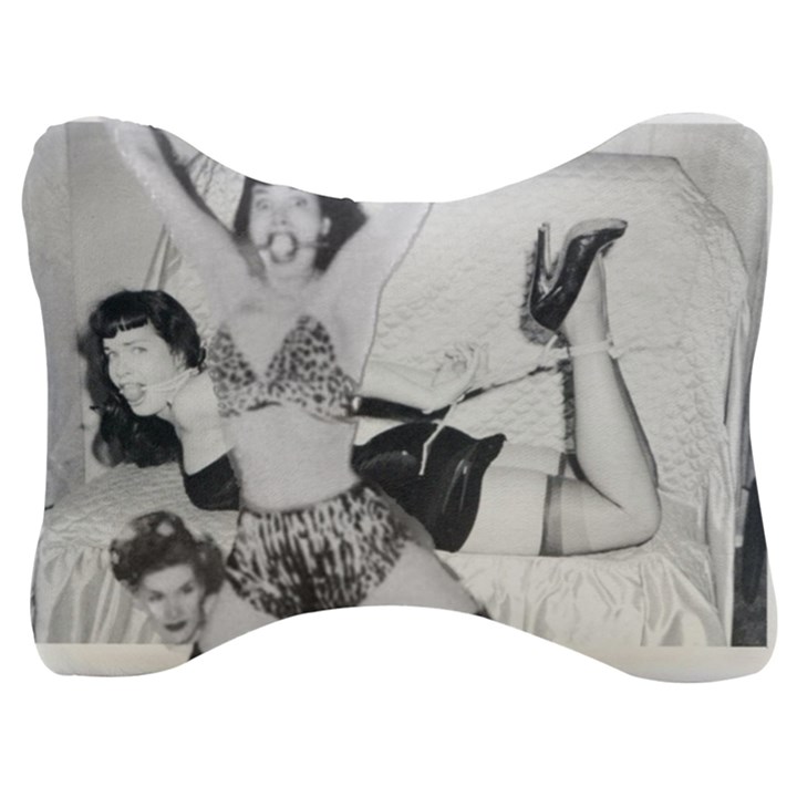 Betty Page BDSM Velour Seat Head Rest Cushion