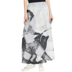 Betty Page Bdsm Maxi Chiffon Skirt