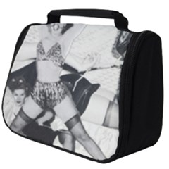 Betty Page Bdsm Full Print Travel Pouch (big) by CherleyTemples