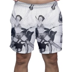 Betty Page Bdsm Men s Shorts by CherleyTemples