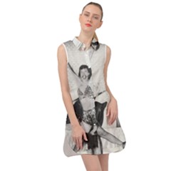 Betty Page Bdsm Sleeveless Shirt Dress by CherleyTemples