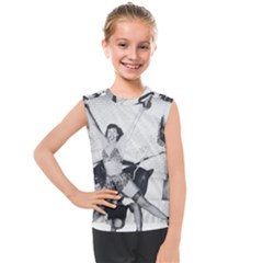 Betty Page Bdsm Kids  Mesh Tank Top