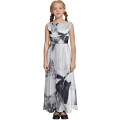 Betty Page Bdsm Kids  Satin Sleeveless Maxi Dress by CherleyTemples