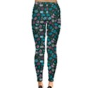 Black Pub Pattern Stylish Fashion Leggings View2