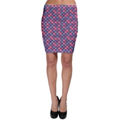 Purple Colorful Shiny River Fish Scales Dragonscale Design Bodycon Skirt by CoolDesigns