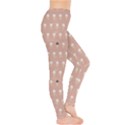 Pink Repeat Pattern with Ice Cream Cones in Pastel Pink Women s Leggings View4