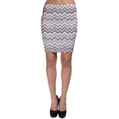 Gray Geometric Pattern Illustration Bodycon Skirt by CoolDesigns