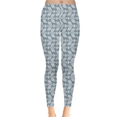 Blue Pattern Birds Leggings by CoolDesigns