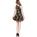 Black Webs & Pumpkin Sketched Pattern Sleeveless Dress View2