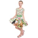 Green Jungle Coconuts Kids  Short Sleeve Dress View1