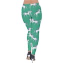 Green Unicorn Velvet Leggings View2