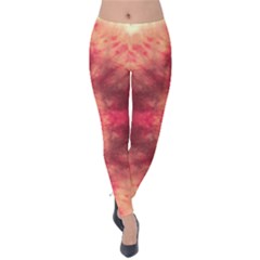 Pink Tie Dye 2 Velvet Leggings