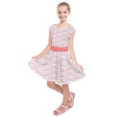 Light Pink Daddy Is My Prince Charming Kids  Short Sleeve Dress by CoolDesigns