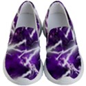 Dark Violet Thunder Kid s Lightweight Slip Ons View1