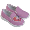 Plum Unicorn & Rainbow Pattern Kids Kid s Lightweight Slip Ons View3