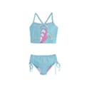 Blue Flow Unicorn CAP Girls  Tankini Swimsuit View1