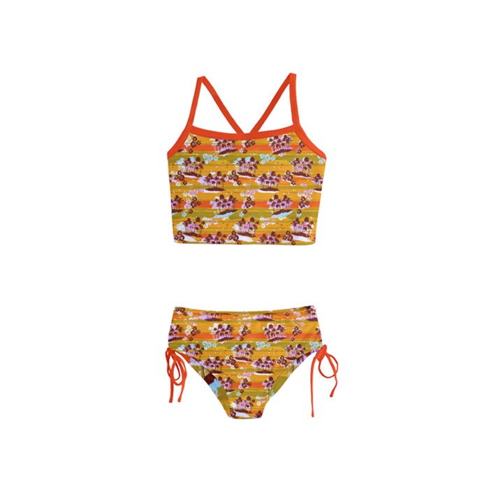 Saffron Palms Hawaii Girls  Tankini Swimsuit