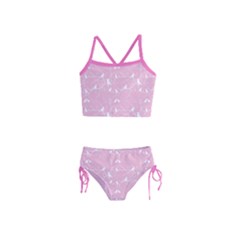 Pink Bird Love Gently Tankini Swimsuit by CoolDesigns