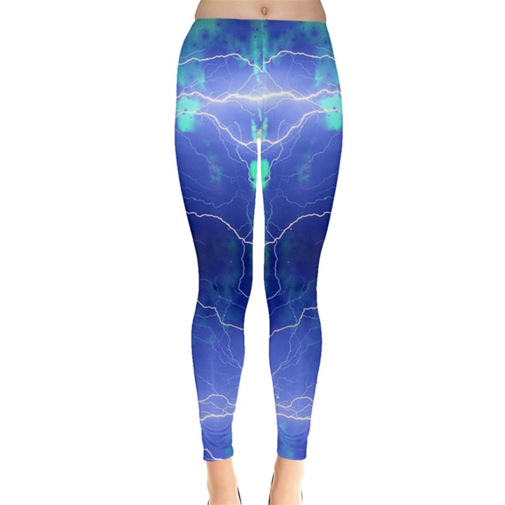 Dodger Blue Thunder Leggings 