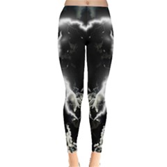 Black & Gray Thunder Leggings  by CoolDesigns