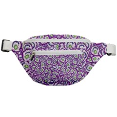 Funny Bacterias Drawing Motif Random Pattern Fanny Pack by dflcprintsclothing