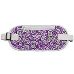 Funny Bacterias Drawing Motif Random Pattern Rounded Waist Pouch by dflcprintsclothing