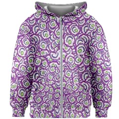 Funny Bacterias Drawing Motif Random Pattern Kids  Zipper Hoodie Without Drawstring by dflcprintsclothing