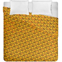 Pixel Art Mushroom Pattern Duvet Cover Double Side (king Size) by ExtraGoodSauce