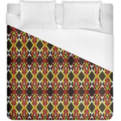 Colorful Geometric Pattern Design Duvet Cover (king Size) by ExtraAwesomeSauce