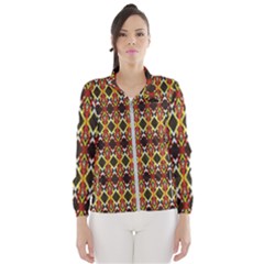 Colorful Geometric Pattern Design Women s Windbreaker