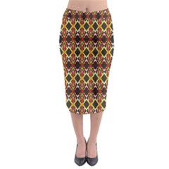 Colorful Geometric Pattern Design Midi Pencil Skirt by ExtraAwesomeSauce