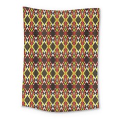 Colorful Geometric Pattern Design Medium Tapestry