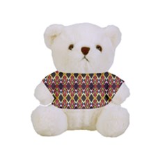 Colorful Geometric Pattern Design Full Print Cuddly Teddy Bear by ExtraGoodSauce