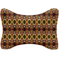 Colorful Geometric Pattern Design Seat Head Rest Cushion by ExtraGoodSauce