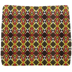 Colorful Geometric Pattern Design Seat Cushion by ExtraAwesomeSauce