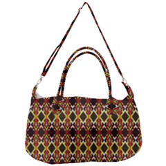 Colorful Geometric Pattern Design Removable Strap Handbag by ExtraGoodSauce