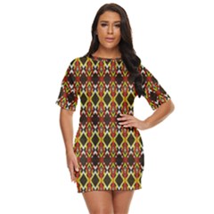 Colorful Geometric Pattern Design Just Threw It On Dress by ExtraGoodSauce