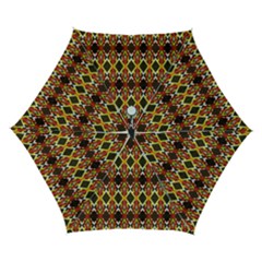 Colorful Geometric Pattern Design Automatic Folding Umbrella With Case (small) by ExtraGoodSauce